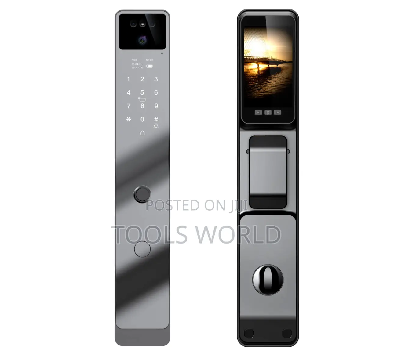 Smart Home Anti-Theft Door Lock Fingerprint Camera Password