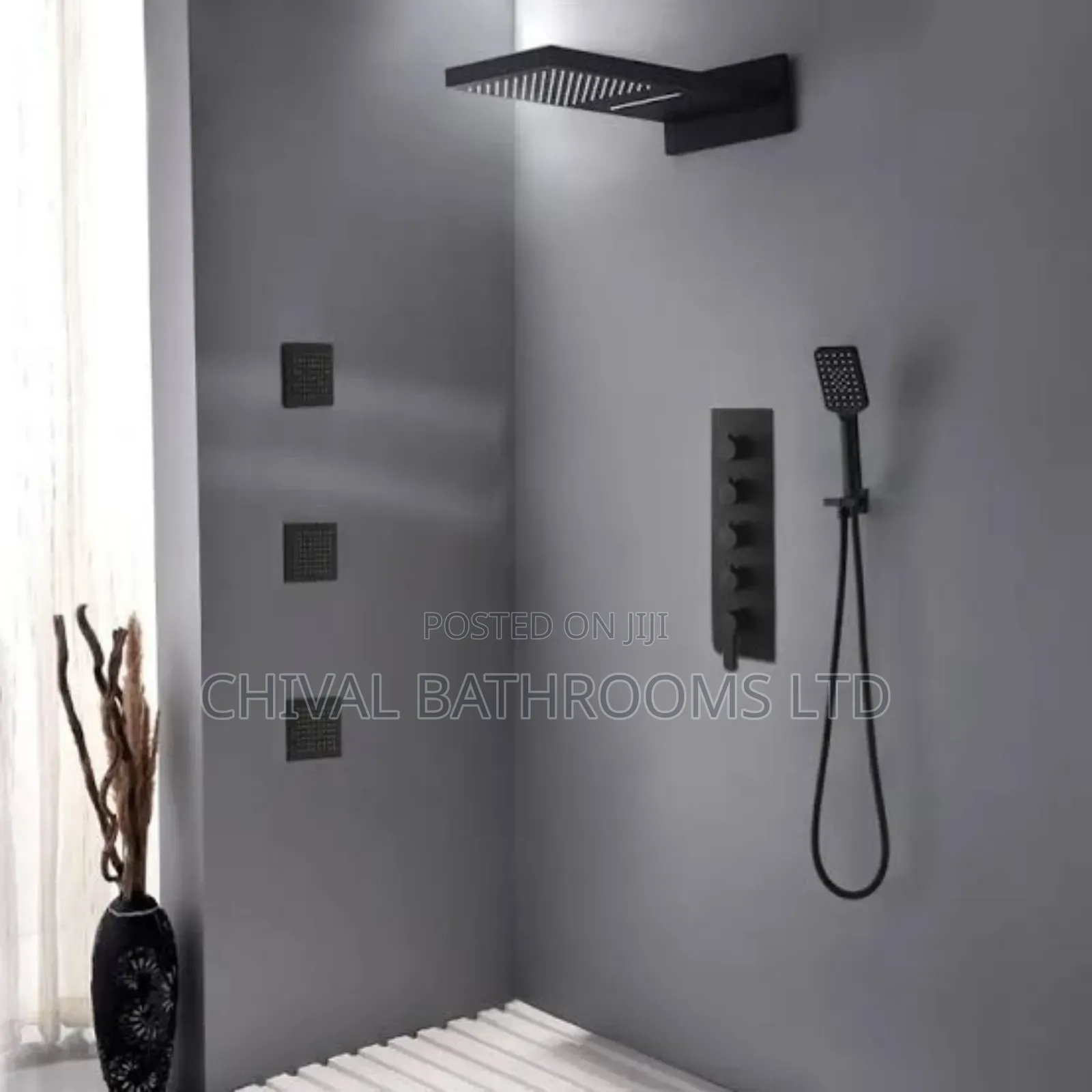 Wall Shower With Wall Jet