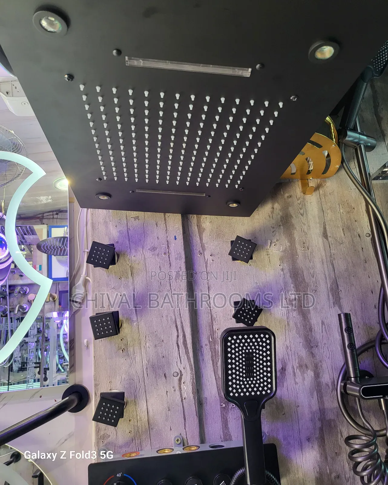 Celling Shower Mixer With Water Fall