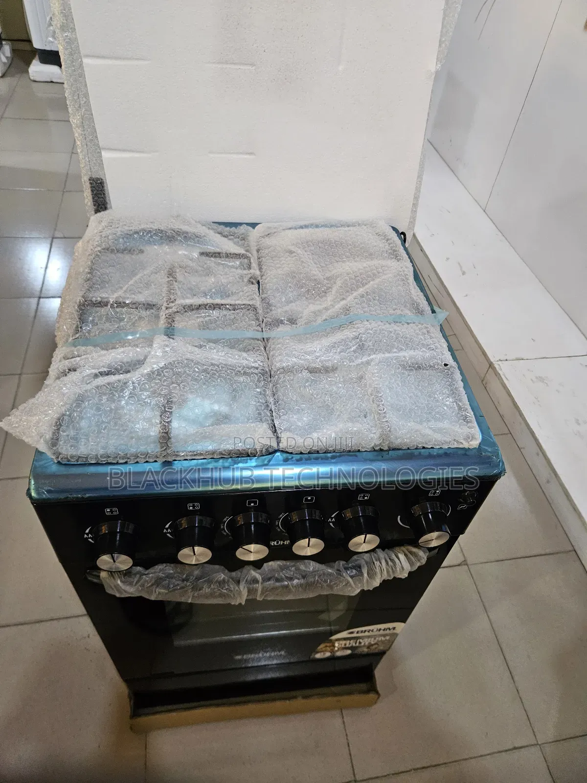 Bruhm Cooker 50x55 - 4 Gas Burner + 1 Electric Burner With Gas Oven