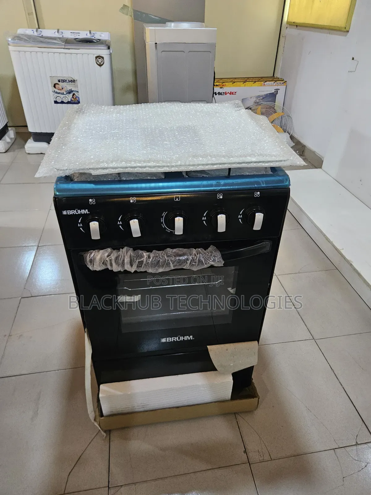 Bruhm Cooker 50x55 -
4 Gas Burner With Gas Oven