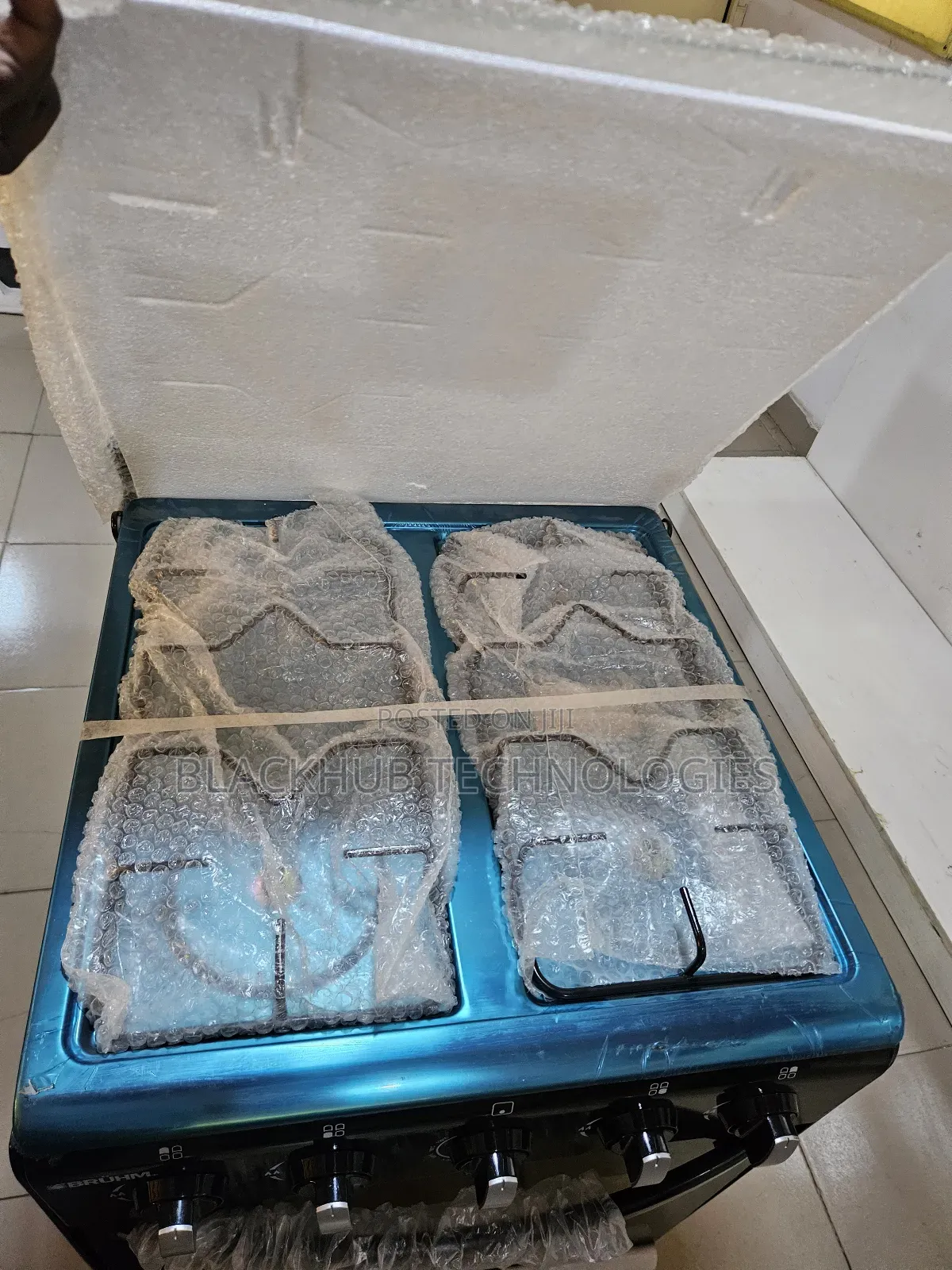 Bruhm Cooker 50x55 -
4 Gas Burner With Gas Oven