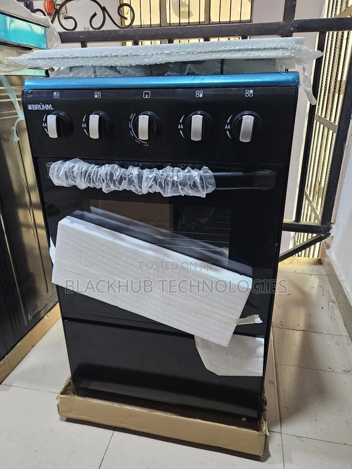 Bruhm Cooker 50x55 -
4 Gas Burner With Gas Oven