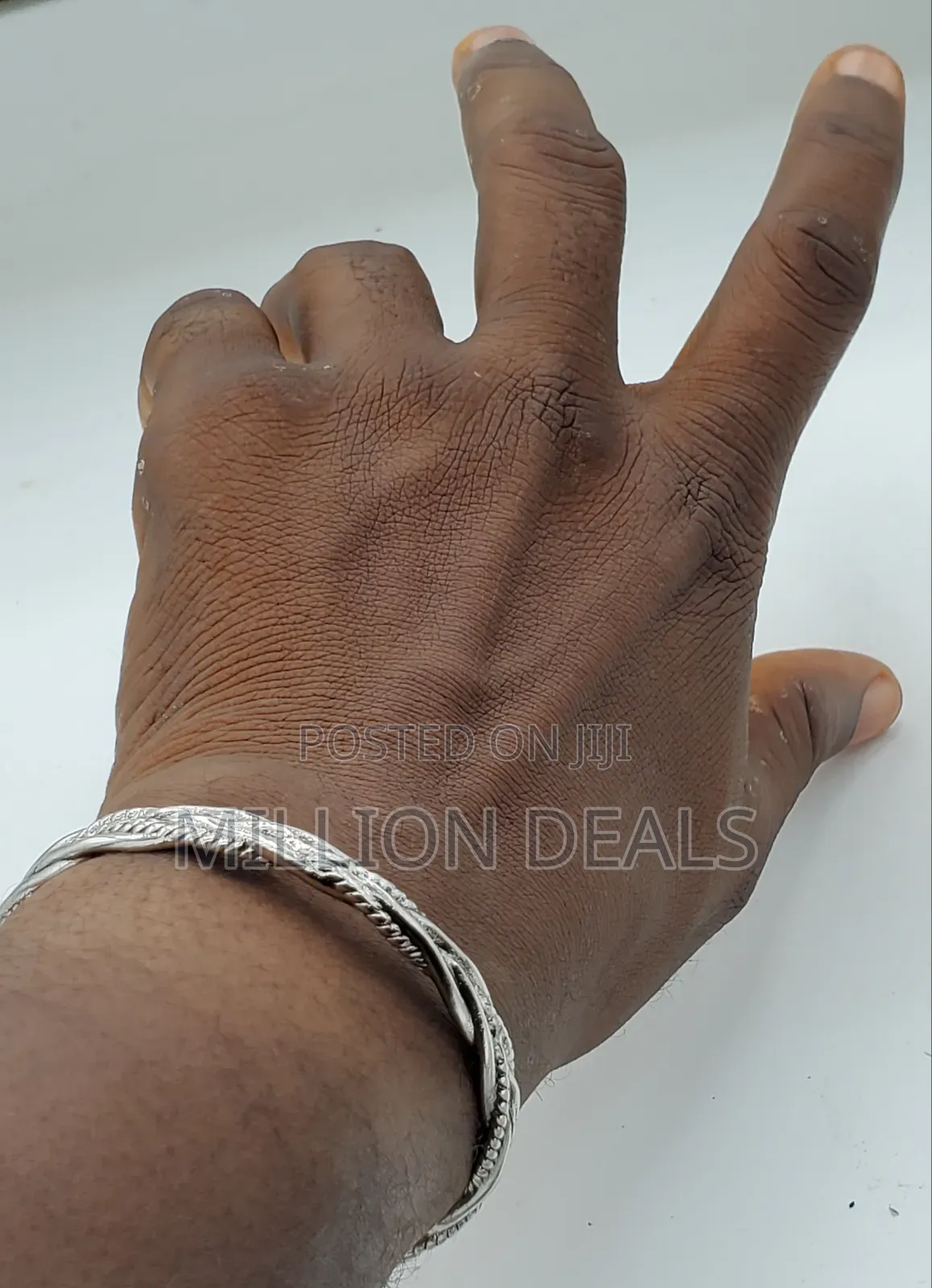Cave Classic Silver Men's Unique Bracelet
