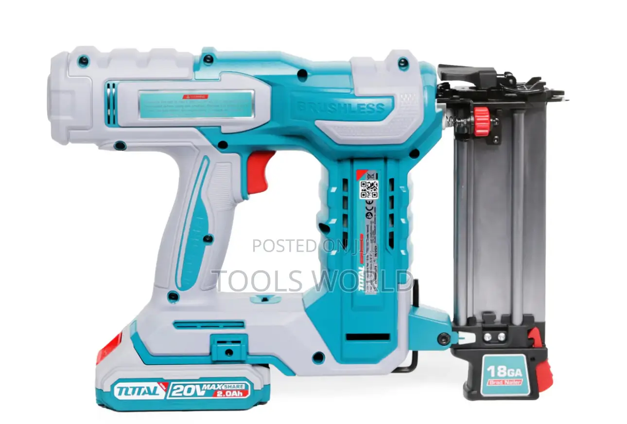 Nail With Speed Precision 20v Cordless Brad Nailer Kit