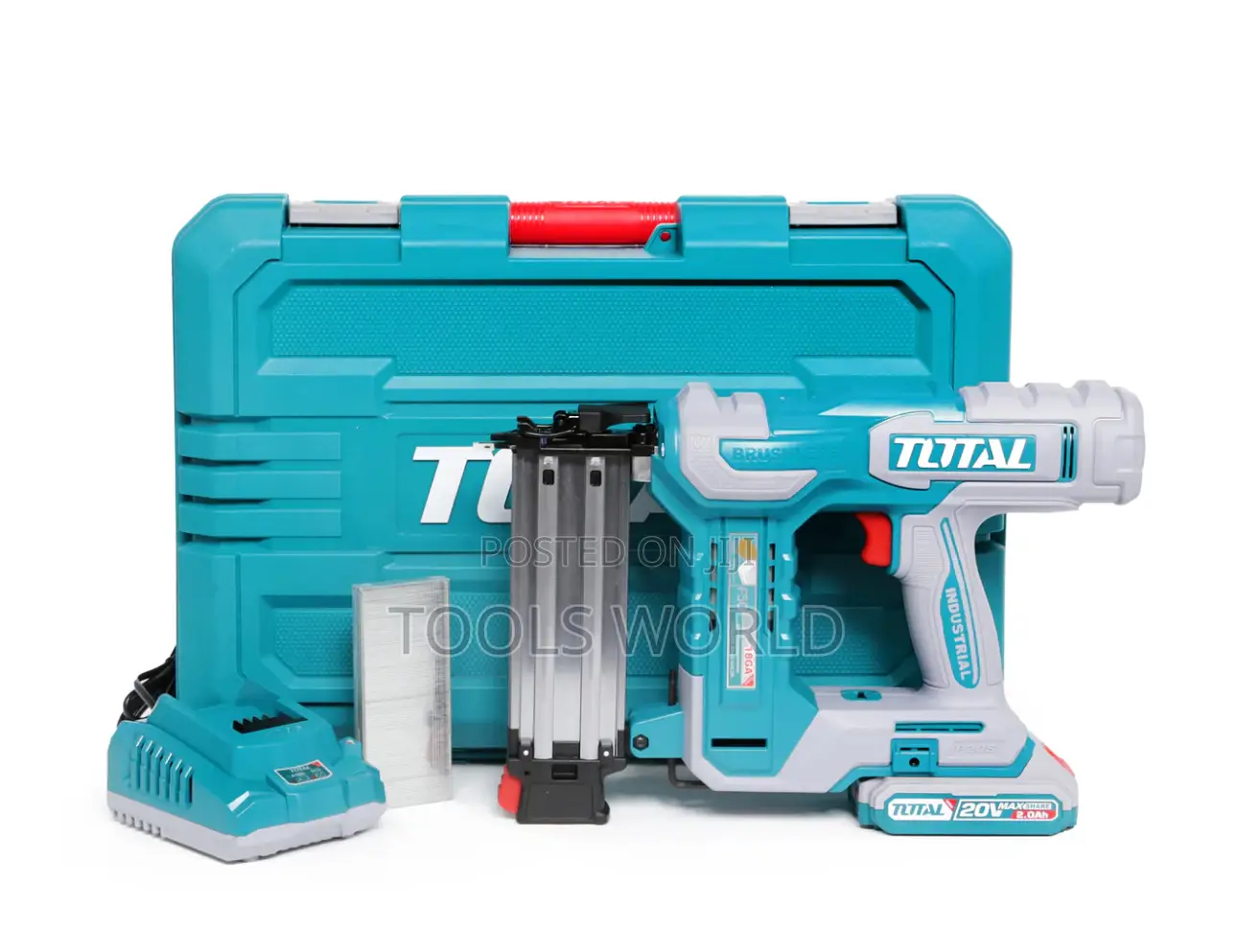 Nail With Speed Precision 20v Cordless Brad Nailer Kit