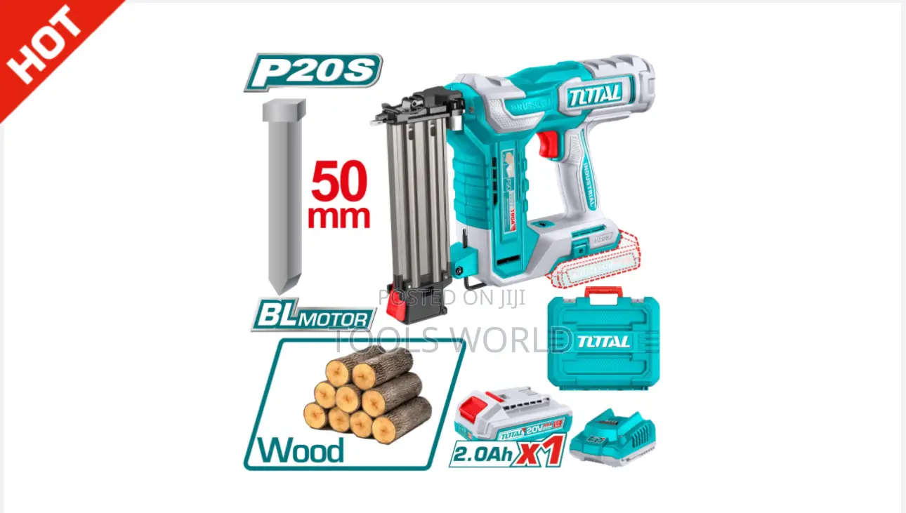Nail With Speed Precision 20v Cordless Brad Nailer Kit