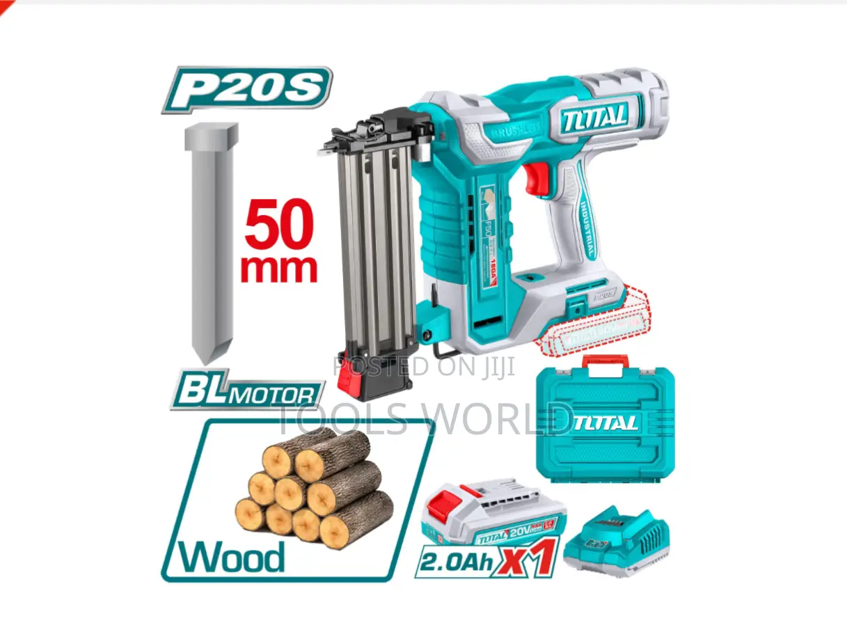 Nail With Speed Precision 20v Cordless Brad Nailer Kit