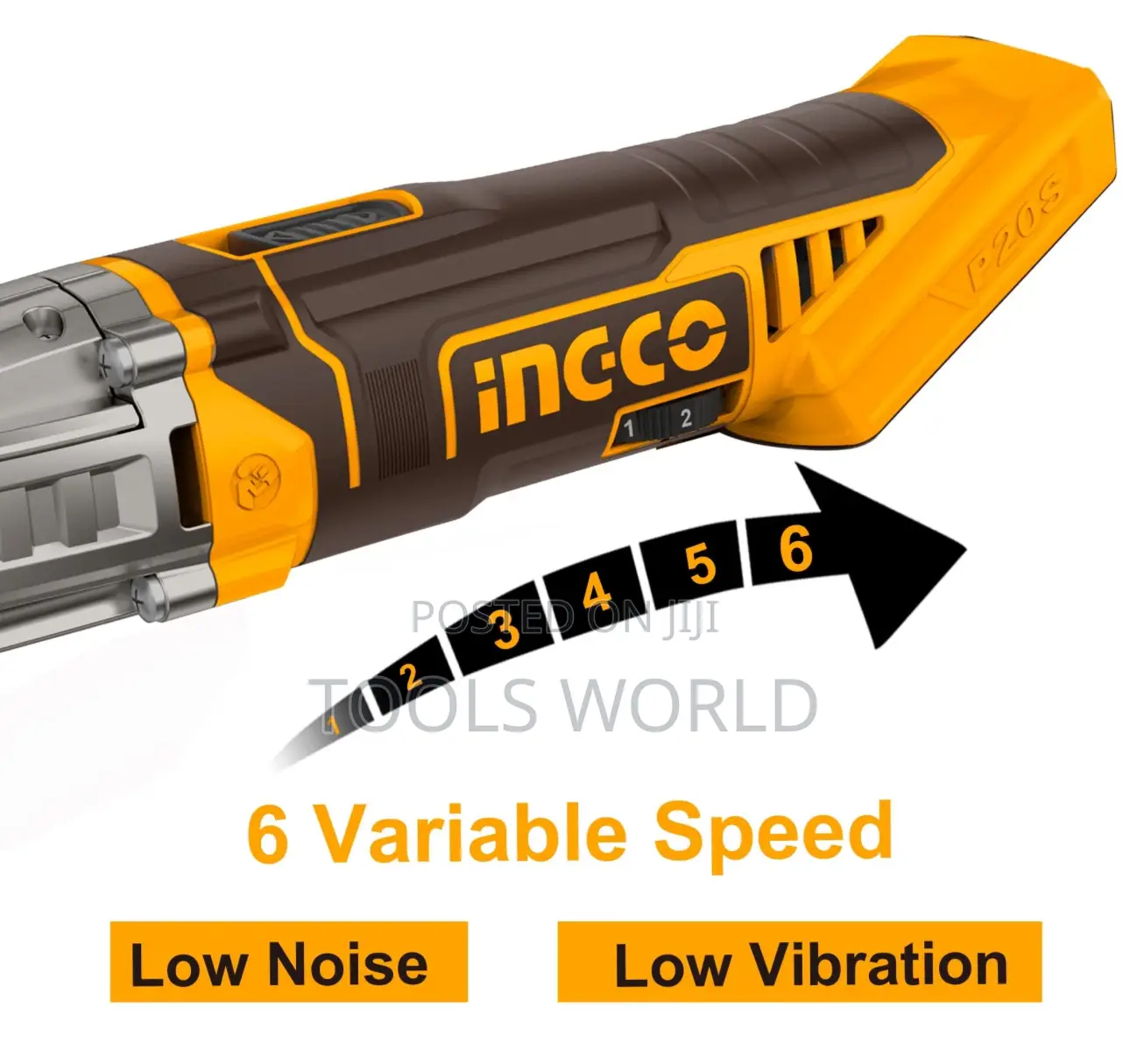 20v Cordless Multi-Tool Oscillating With 8pcs Accessory Kit