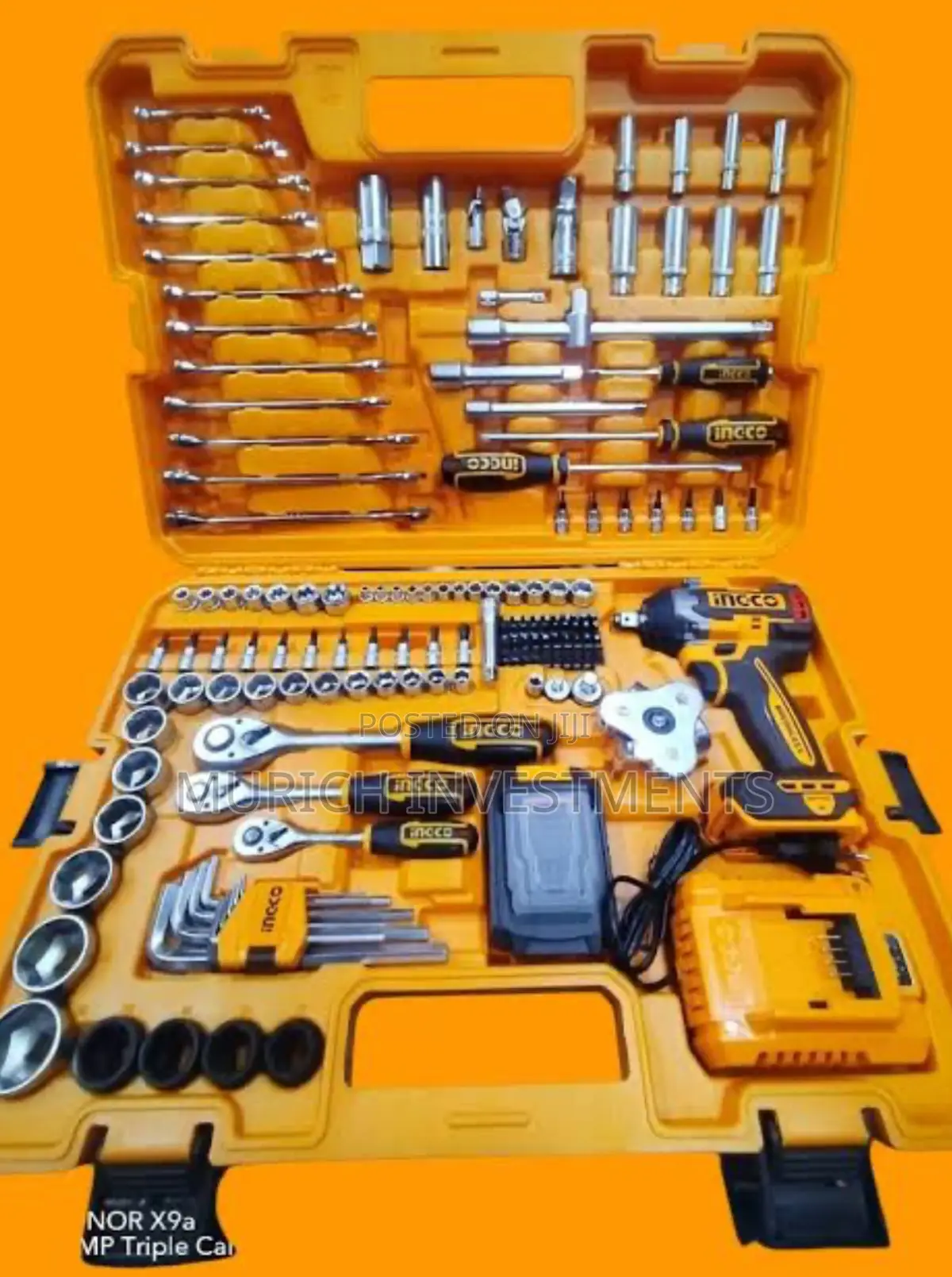 152pcs 20v Cordless Impact Wrench Tool Set Powerful Complete