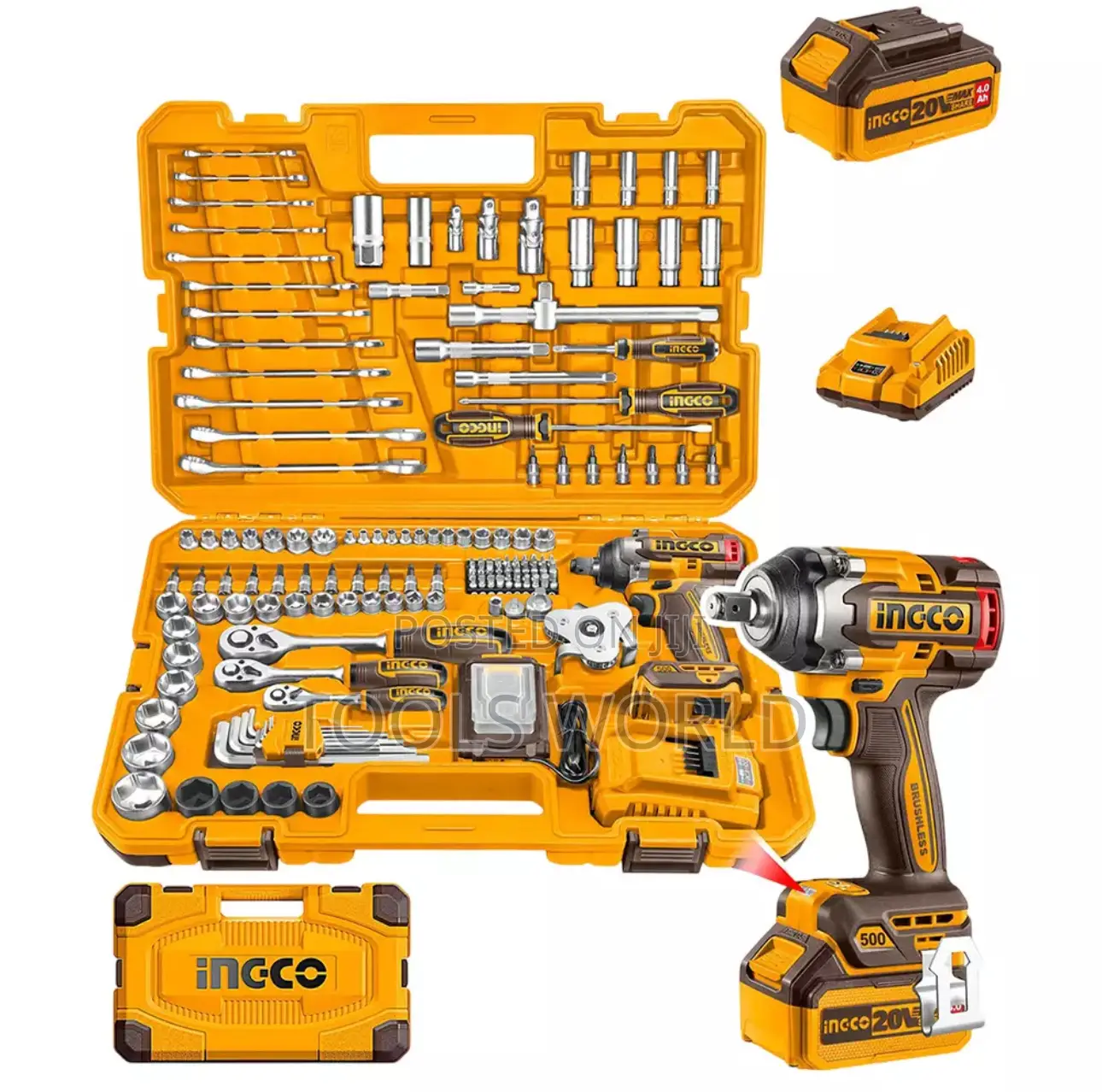 152 PCS Cordless Impact Wrench Tool Set – Heavy Duty