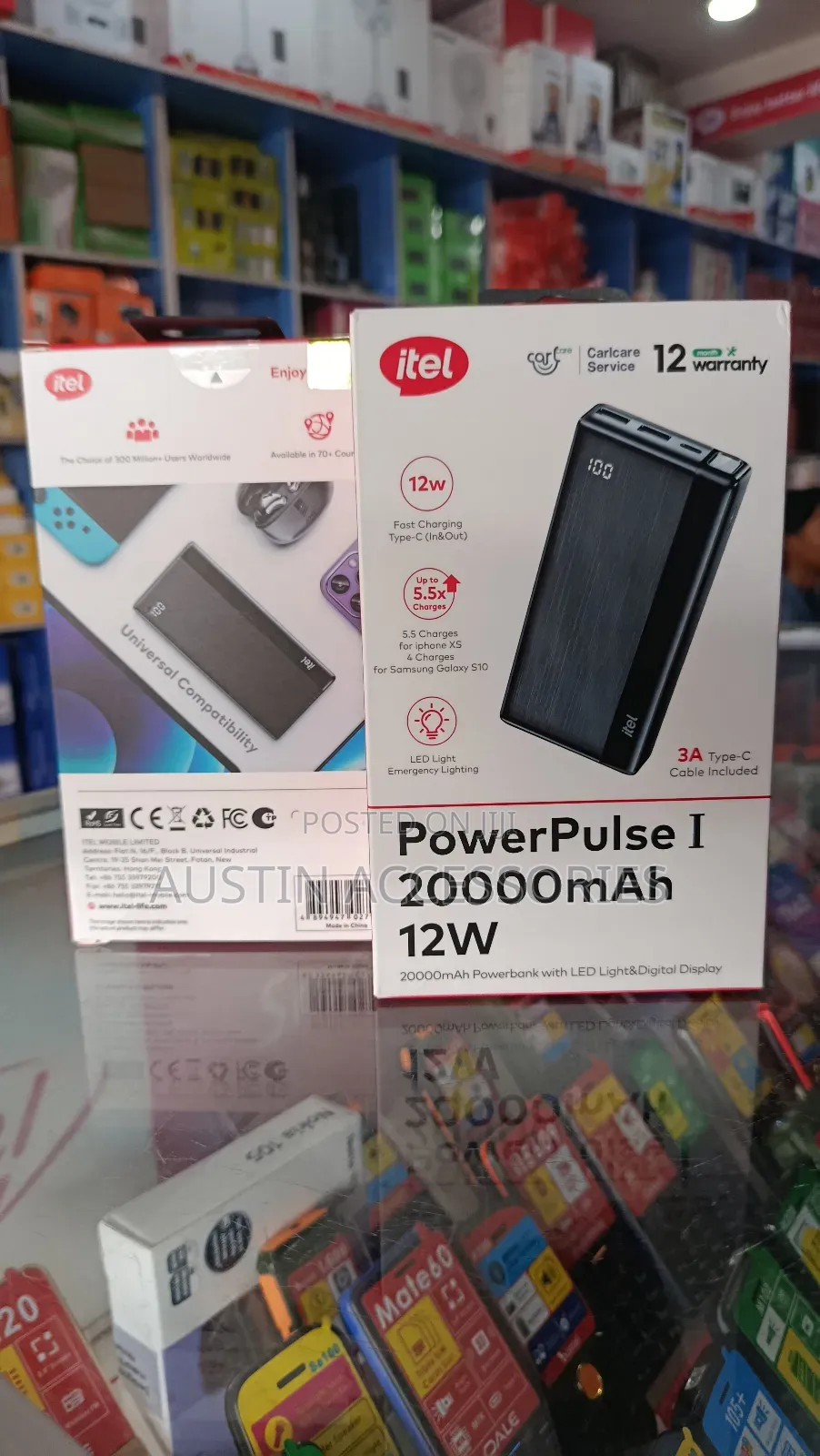 Itel 20000mah Power Bank A1160