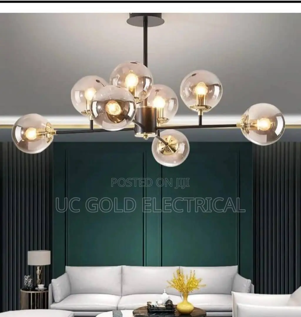 Nordic Gold Led Chandelier Pendant Lamp For Living Room