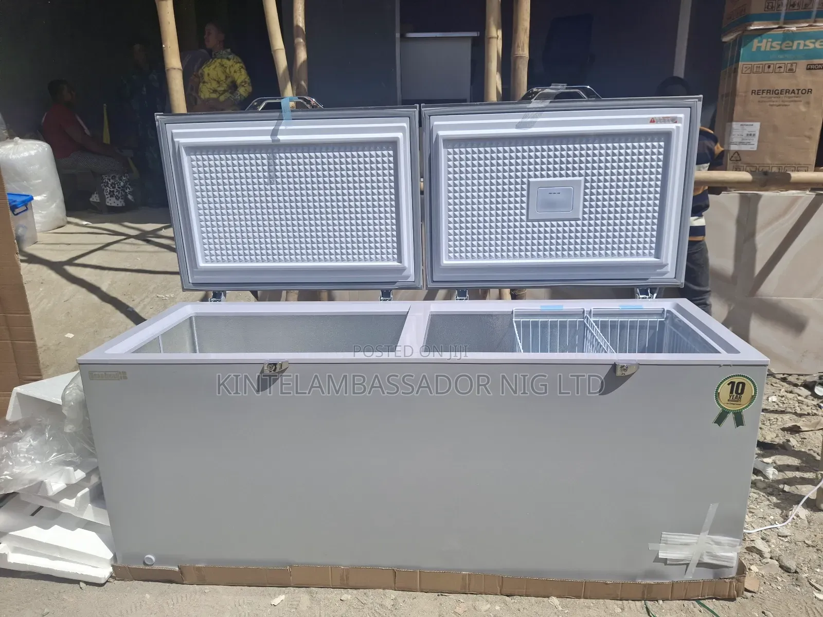 Scanfrost Double Double Inverter Freezer