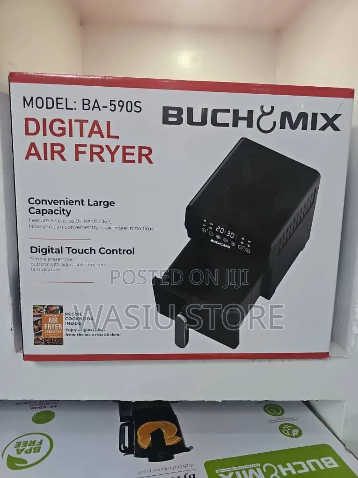 Buchymix Ba-590s Digital Air Fryer With a 9-Liter Capacity