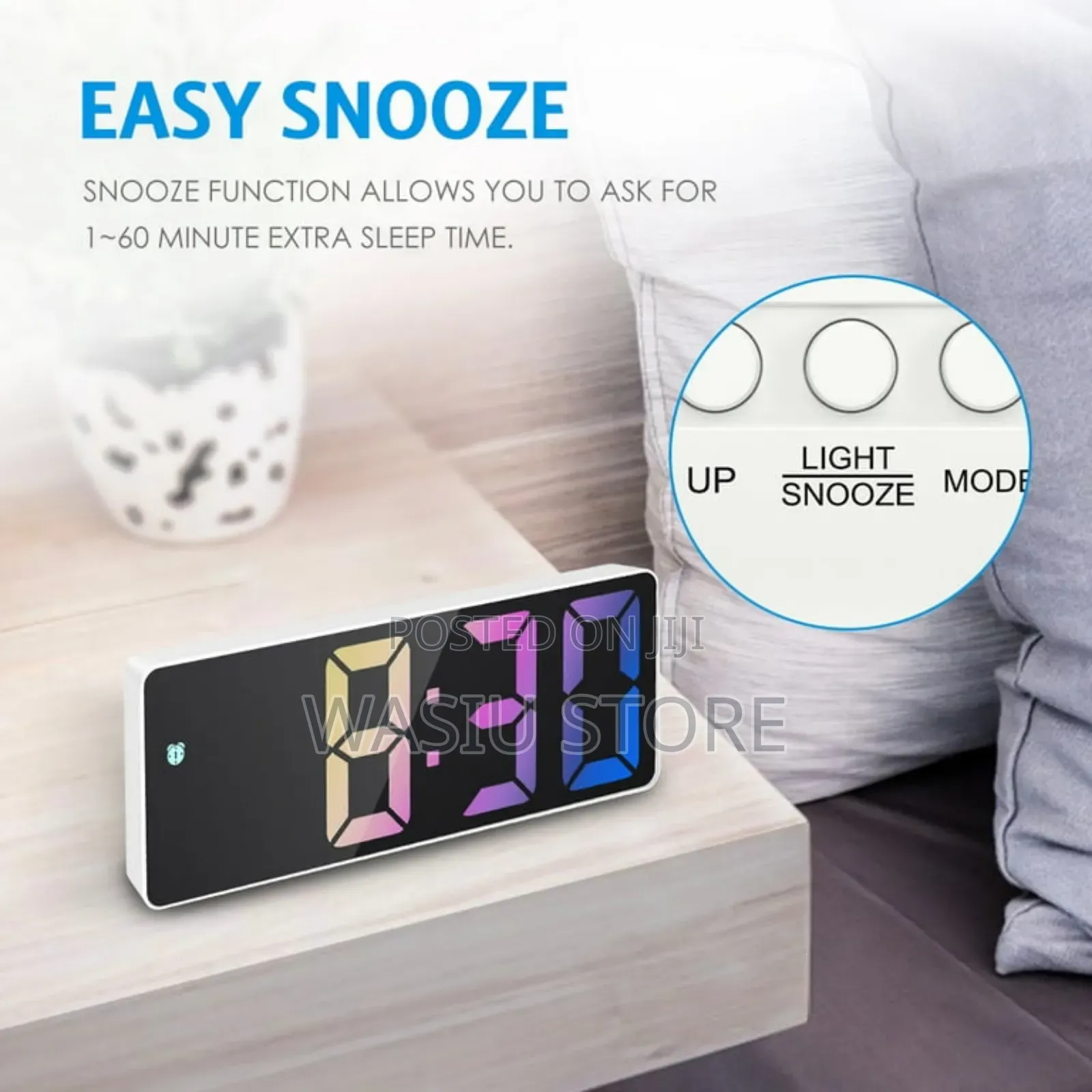 Digital Alarm Clock Led Desktop Clock