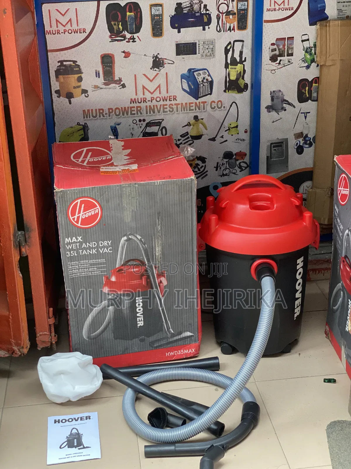 Hoover Wet and Dry Vacuum, 35l