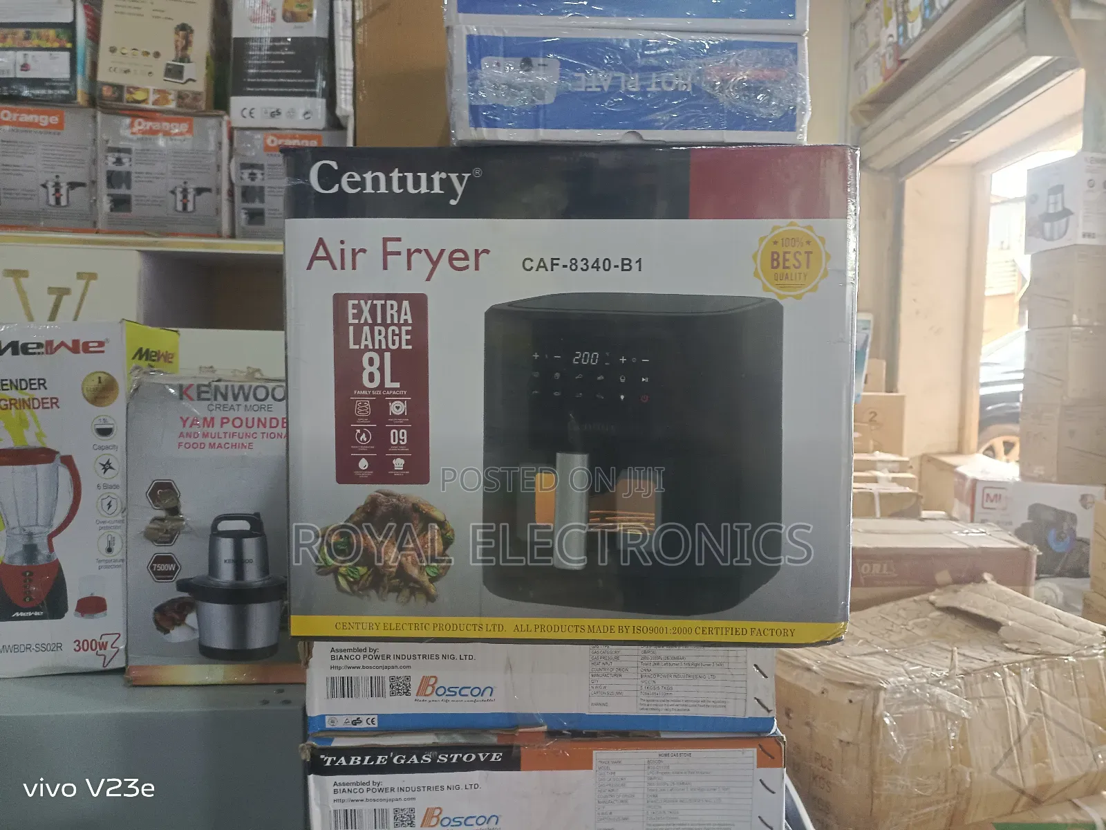 Latest Multifunction Century Torch Screen Air Fryer 8l