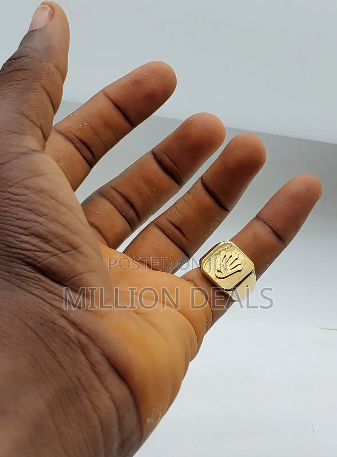 Crown Inspires Gold Pinky Men's Ring
