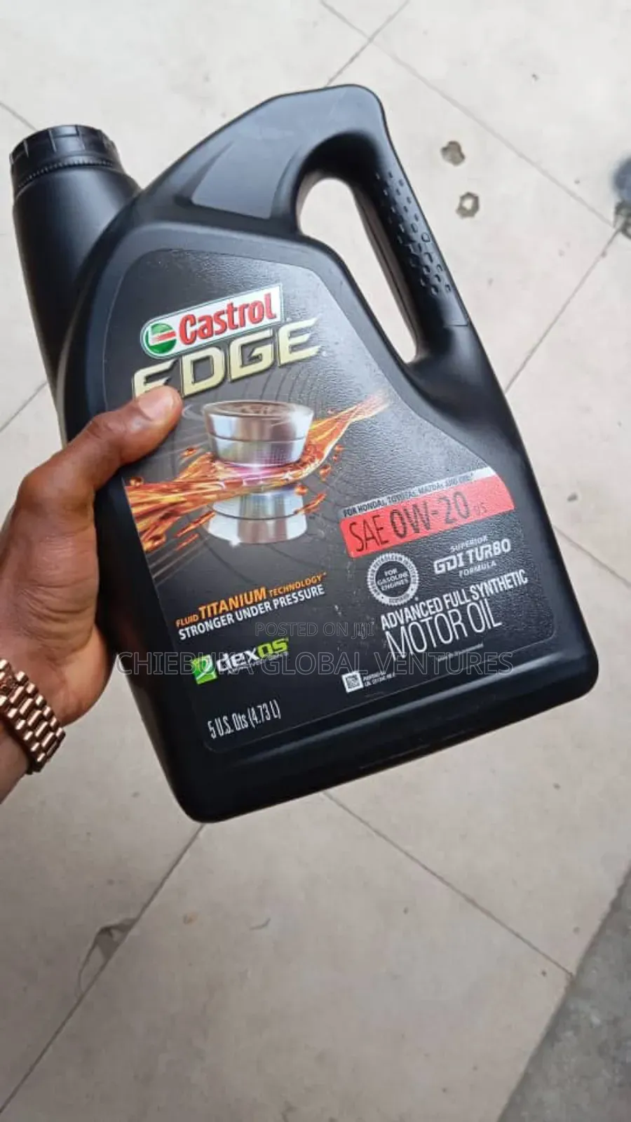 Castrol Edge 0w20 5litrs Fully Synthetic Engine Oil