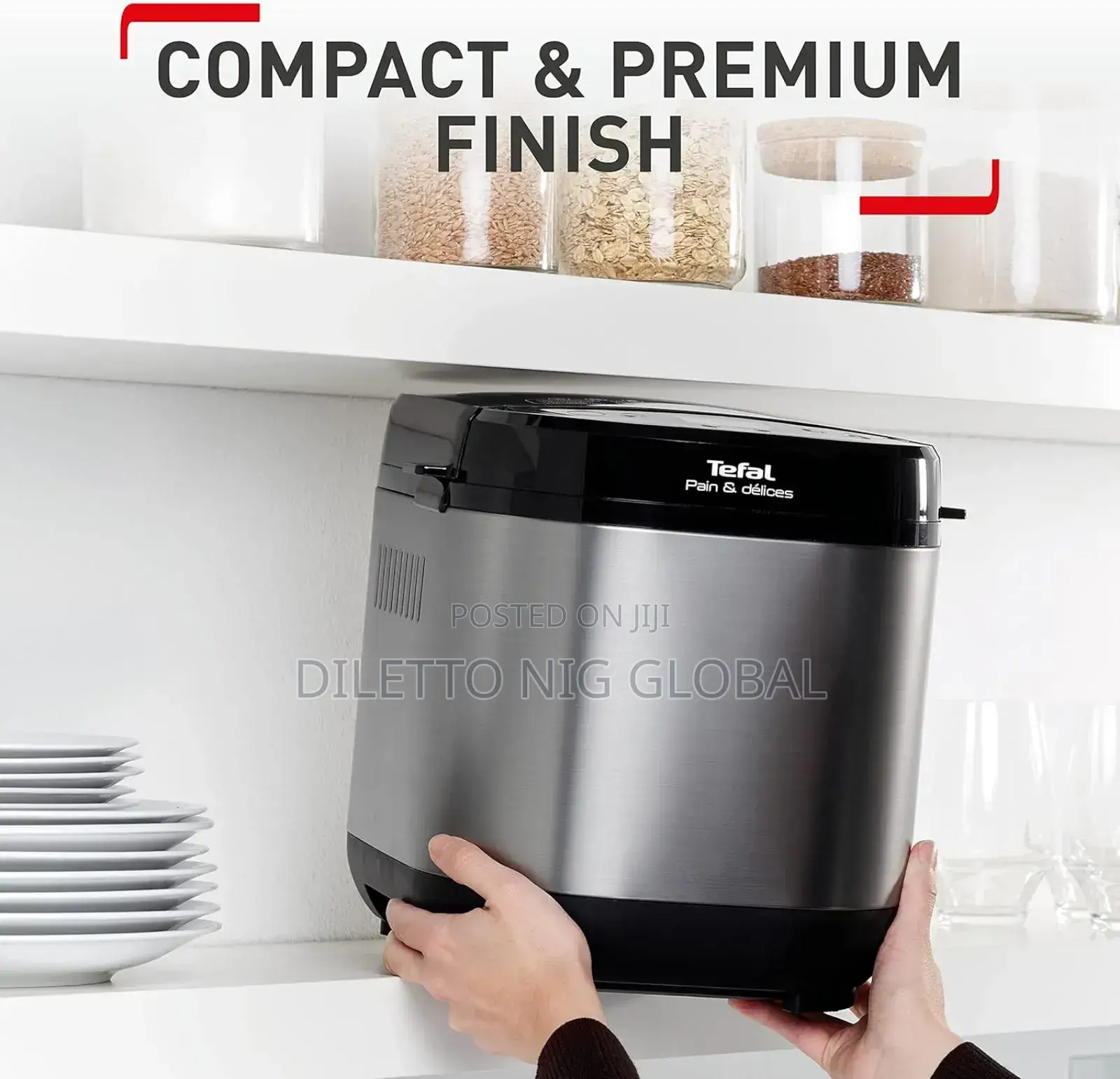 Tefal Breadmaker With Yoghurt Pot Accessory 20 Auto Programs