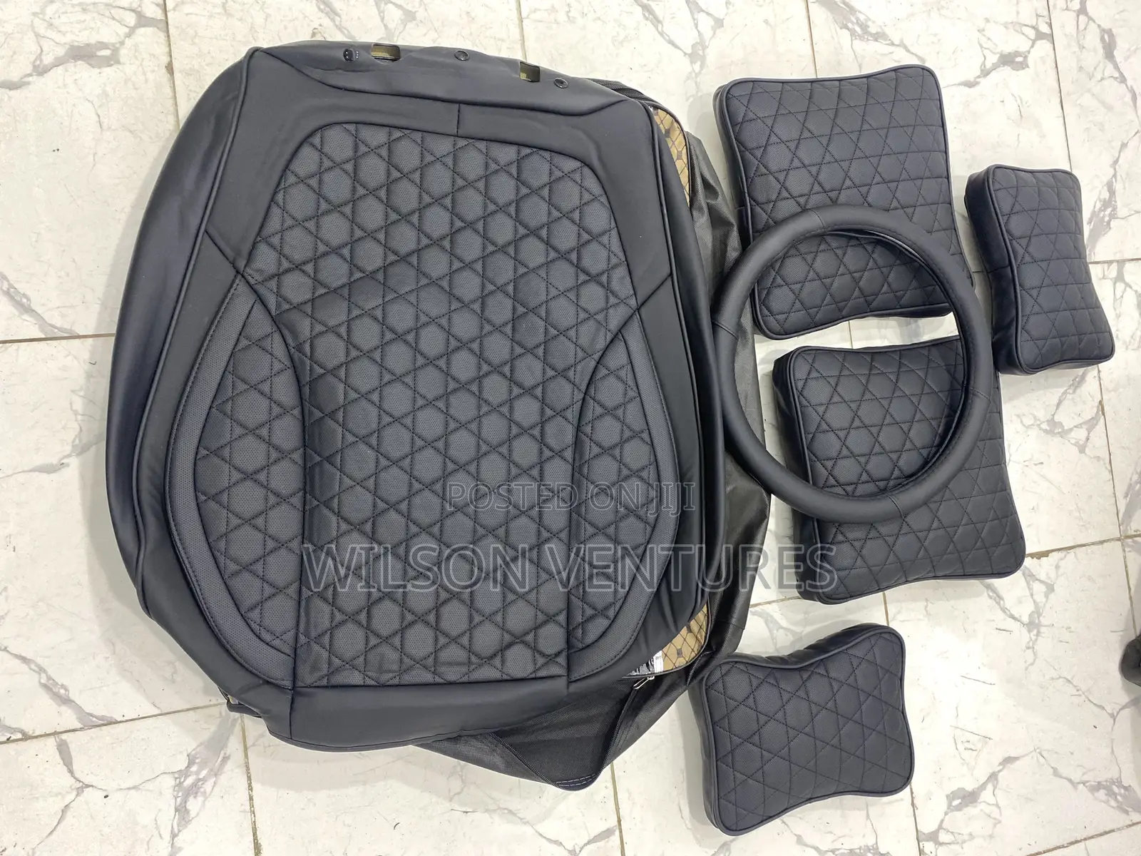 Plain Black Best Quality Car Seat Cover