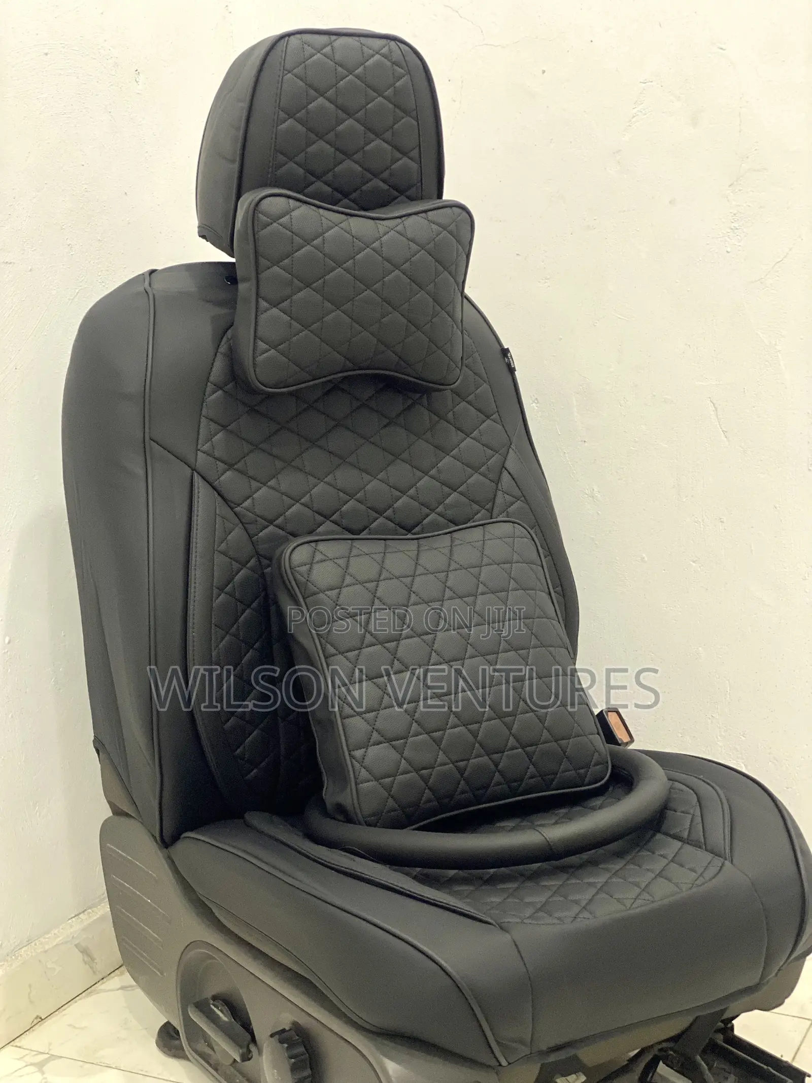 Plain Black Best Quality Car Seat Cover