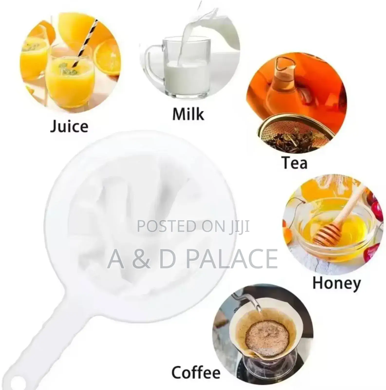 High Quality Reusable Fine Mesh Portable Strainer Filter