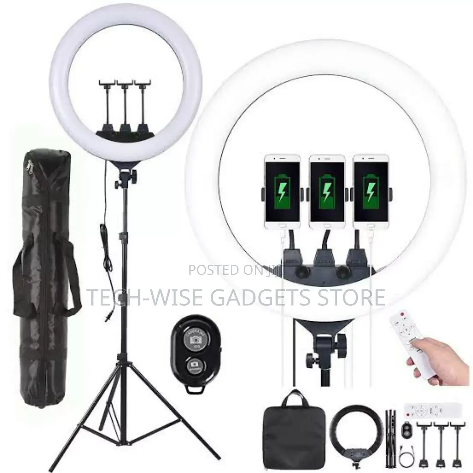 10-Inch Led Ring Light With a Tripod Stand