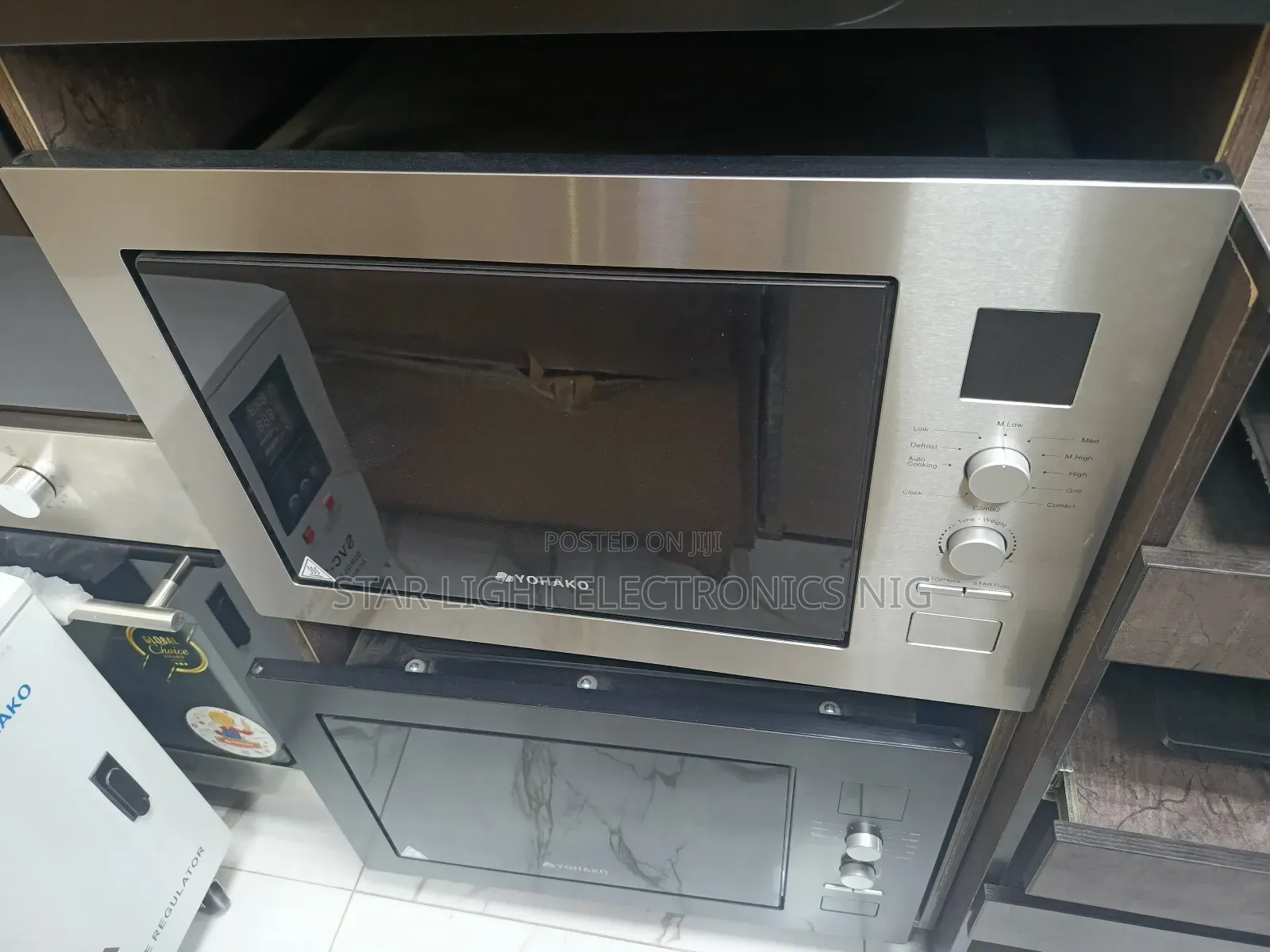 Microwave Built-in 25 Litres Yohako Silver