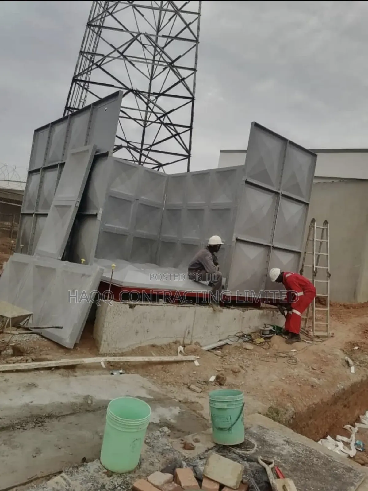 Frp,Grp Fibreglass Water Tank for Plinth and Stanchion