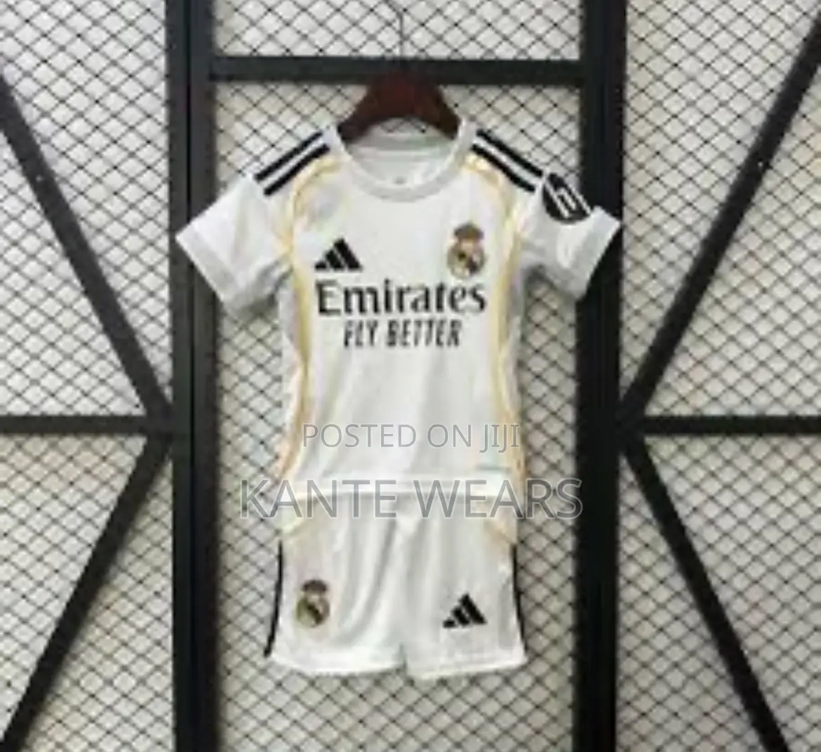 Real Madrid White Kids Home Kit Jersey 2025/26