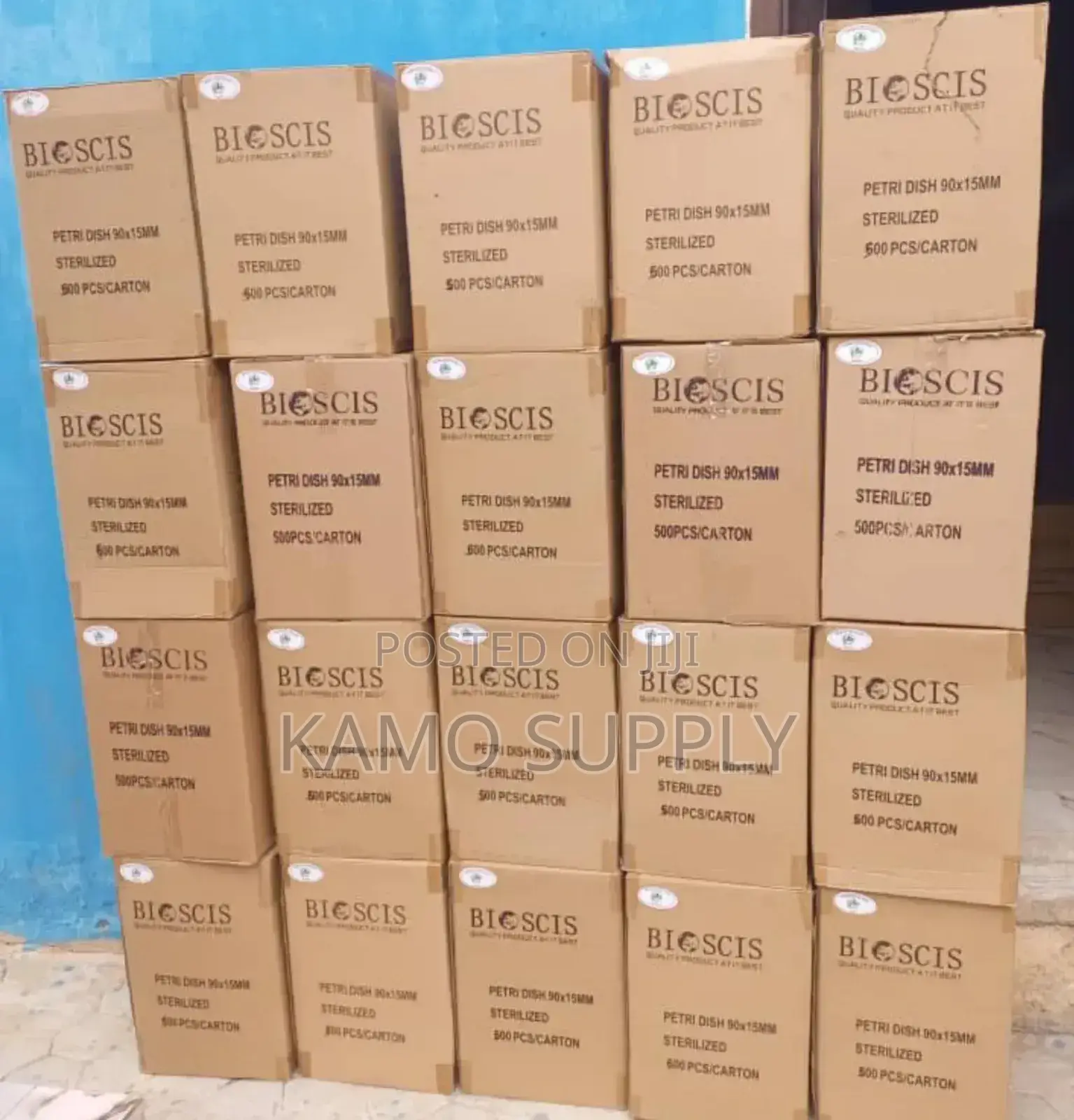 90mm Petri Dishes Carton of 500pcs. Disposable