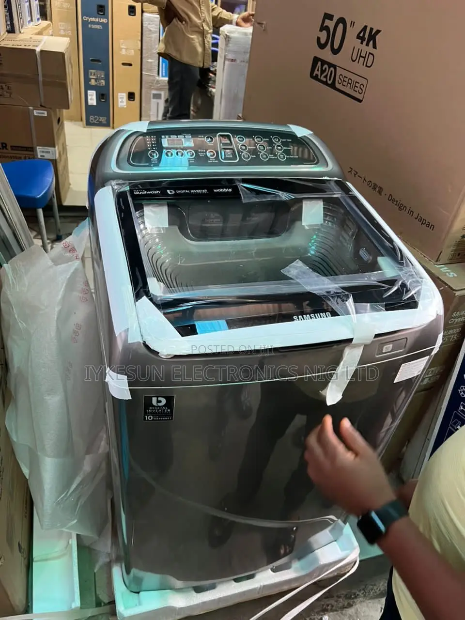 Original Samsung 11kg Automatic Inverter Washing Machine Etc