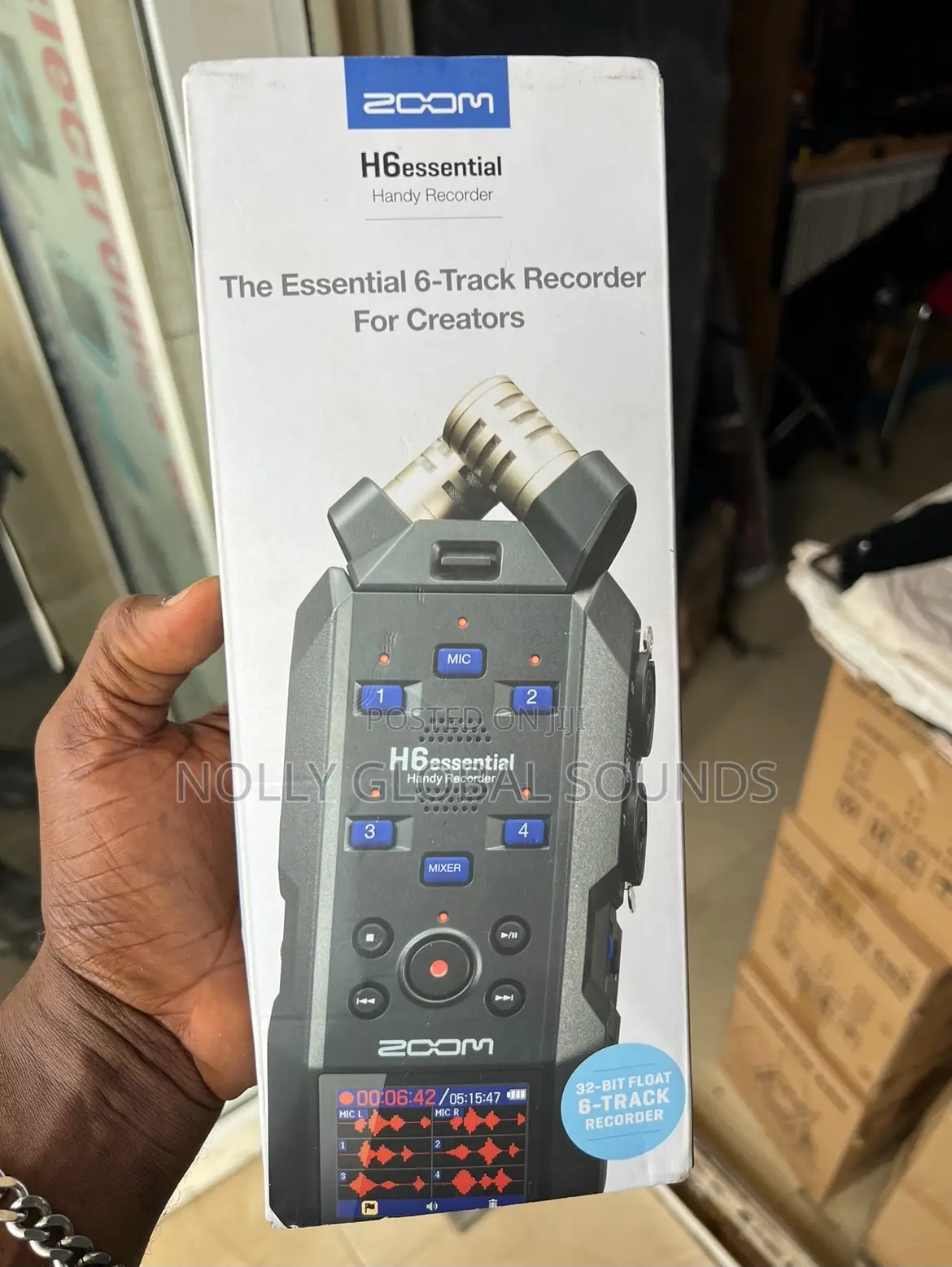 Zoom H6 Essential (2024) With 32-Bit Float, 6track Recorder