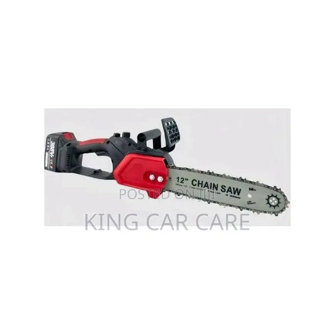 Battery Powered 12” Chainsaw With Double 88v Battery
