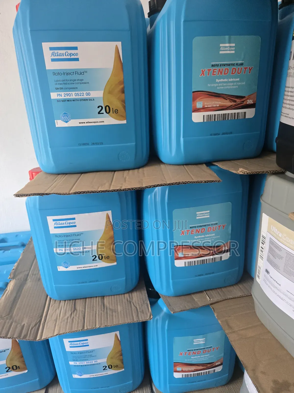 Atlas Copcos Screw Compressor Oil 20l Original One