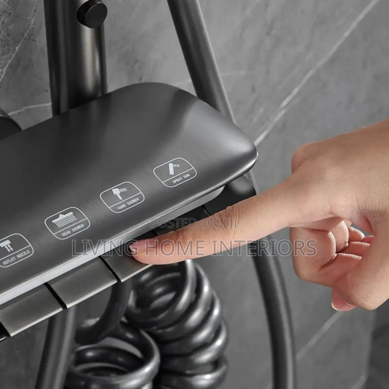 Luxury Grey Color Shower Mixer High Quality