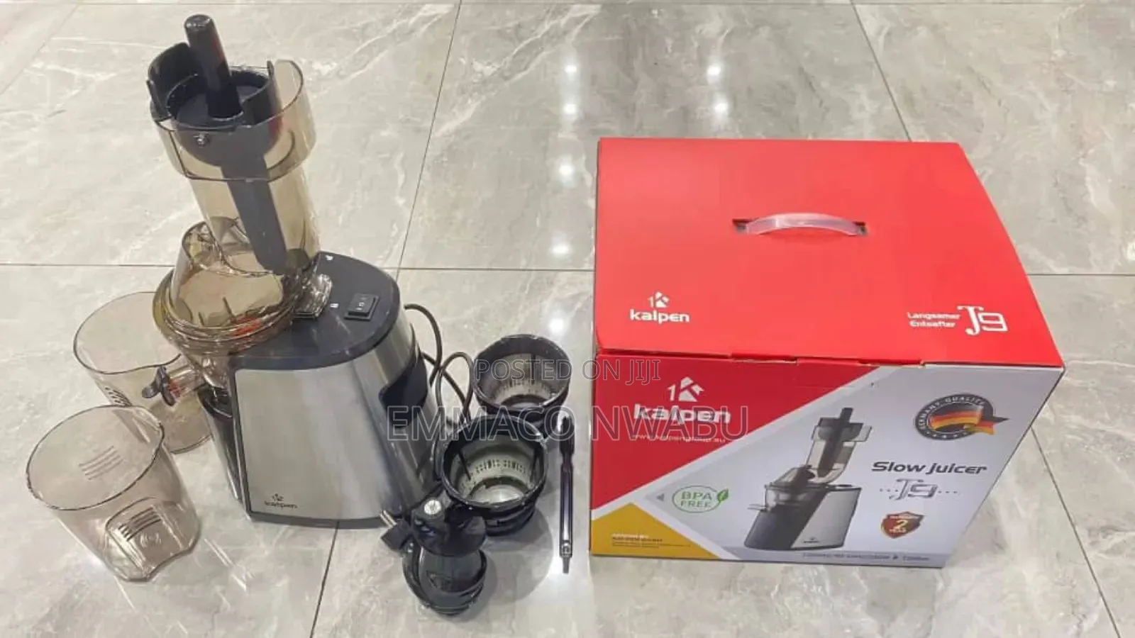 Kalpen Heavy Duty Slow Juicer 2 Filters