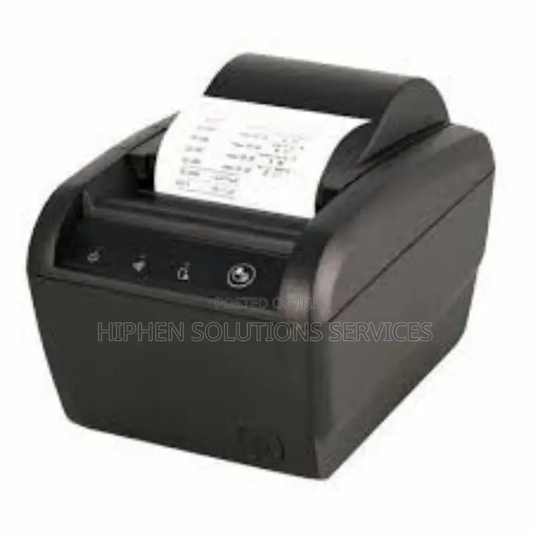 Black Thermal Receipt Printer
