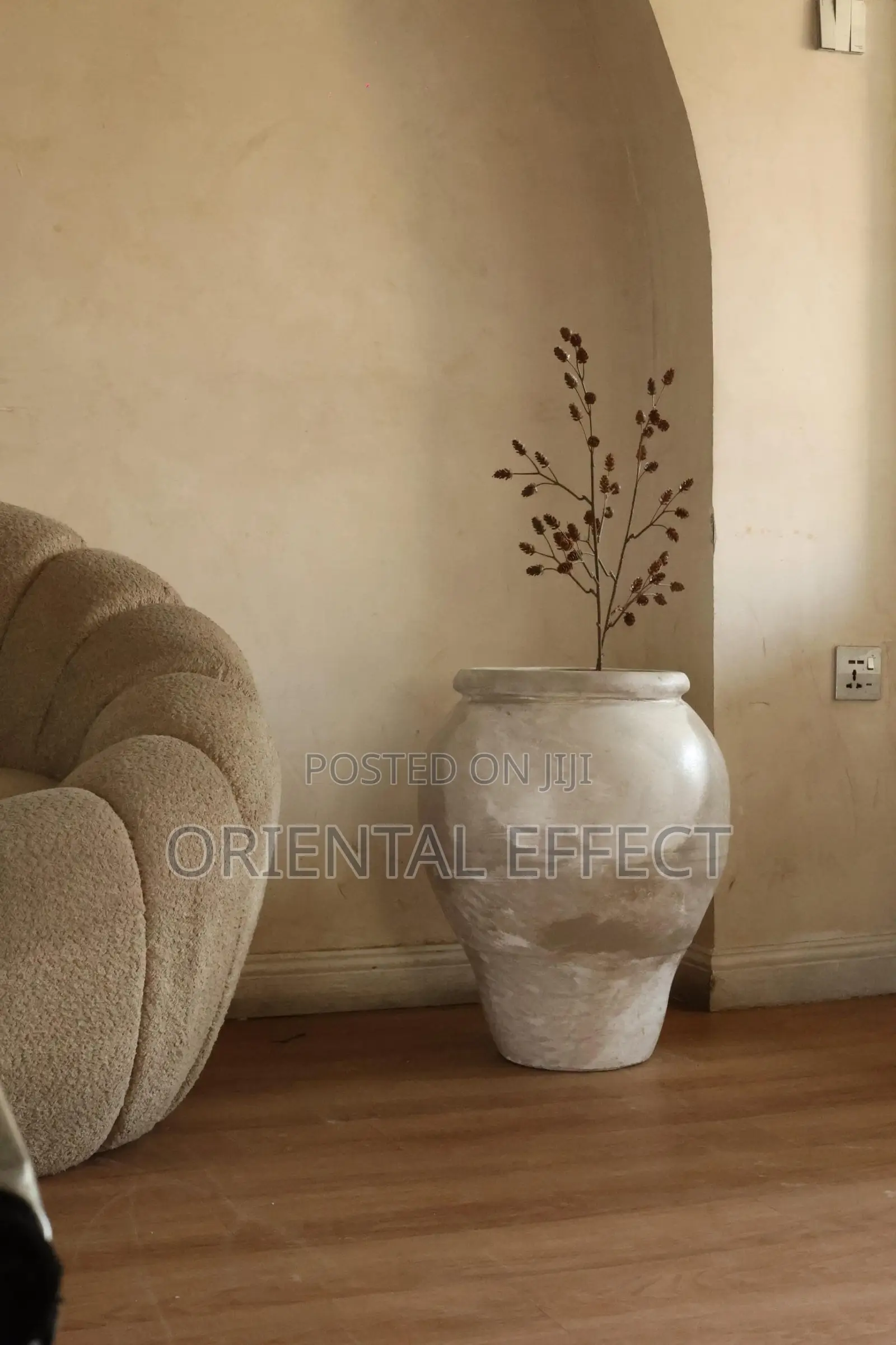 Pithari Pot (Beige Wash)