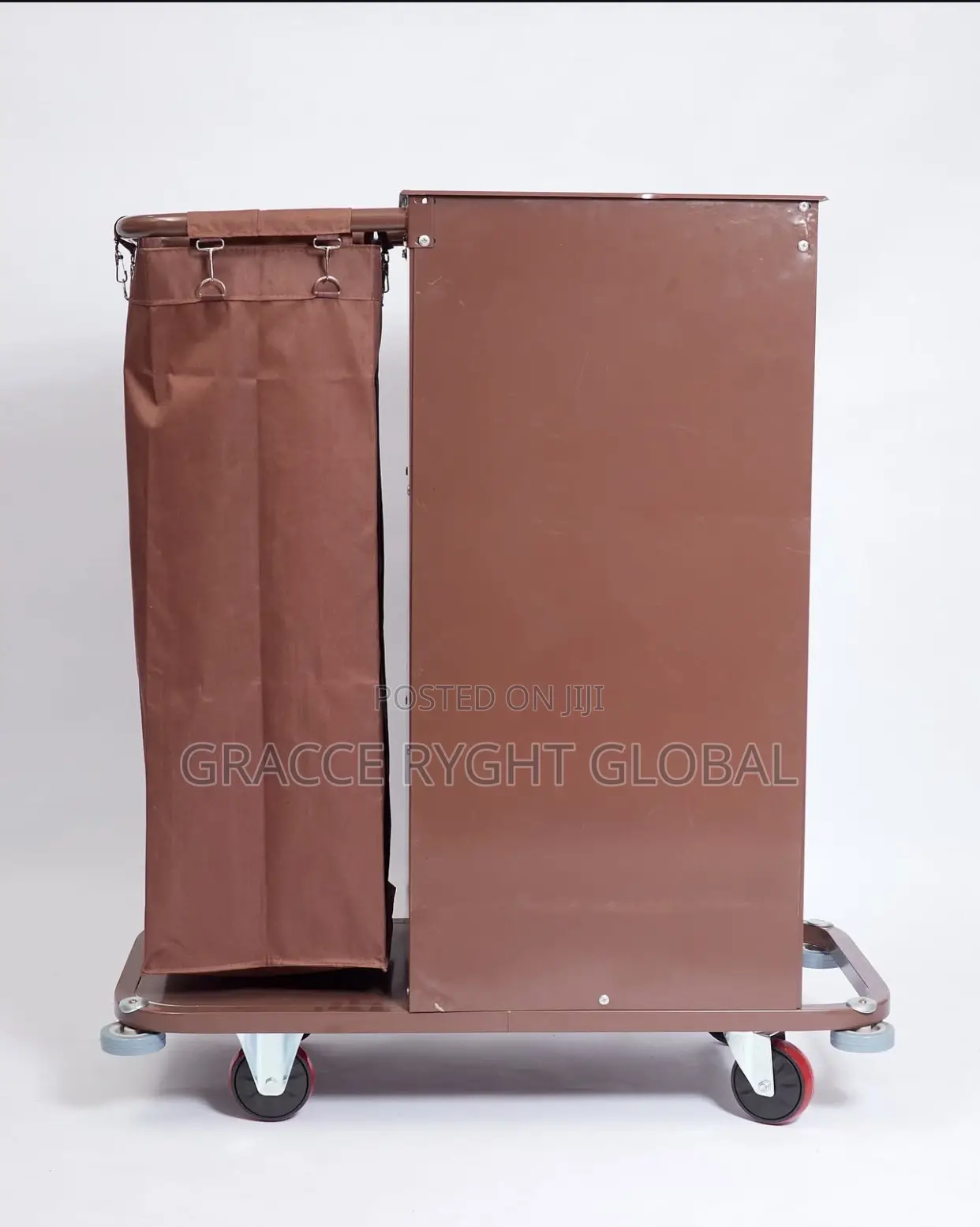 Single Linen Bag Housekeeping Hotel Room Service Trolley