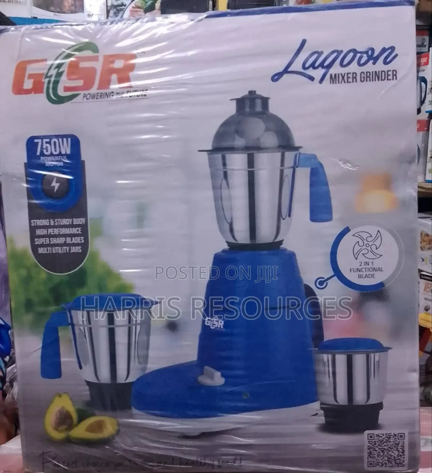 GSR Mixer Grinder Blender - 750w- 3 Cups