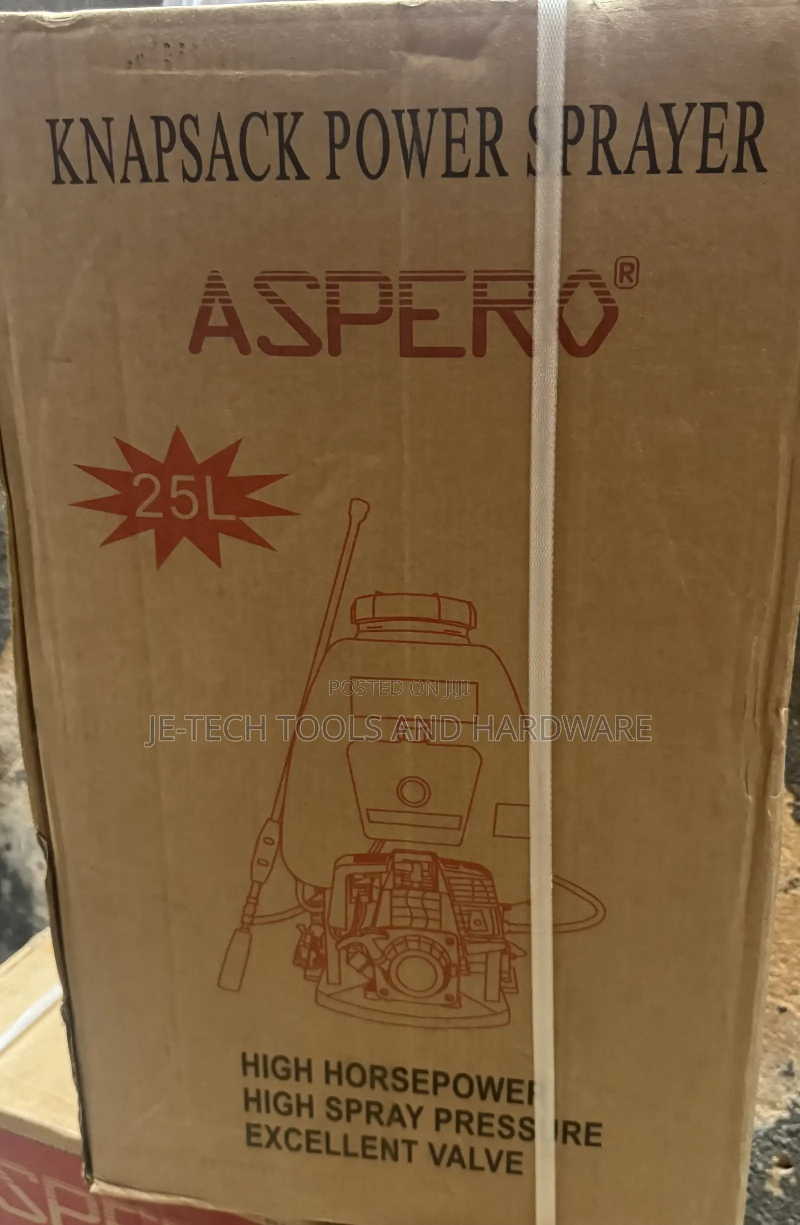Aspero 25l 3hp High-Pressure Knapsack Power Sprayer