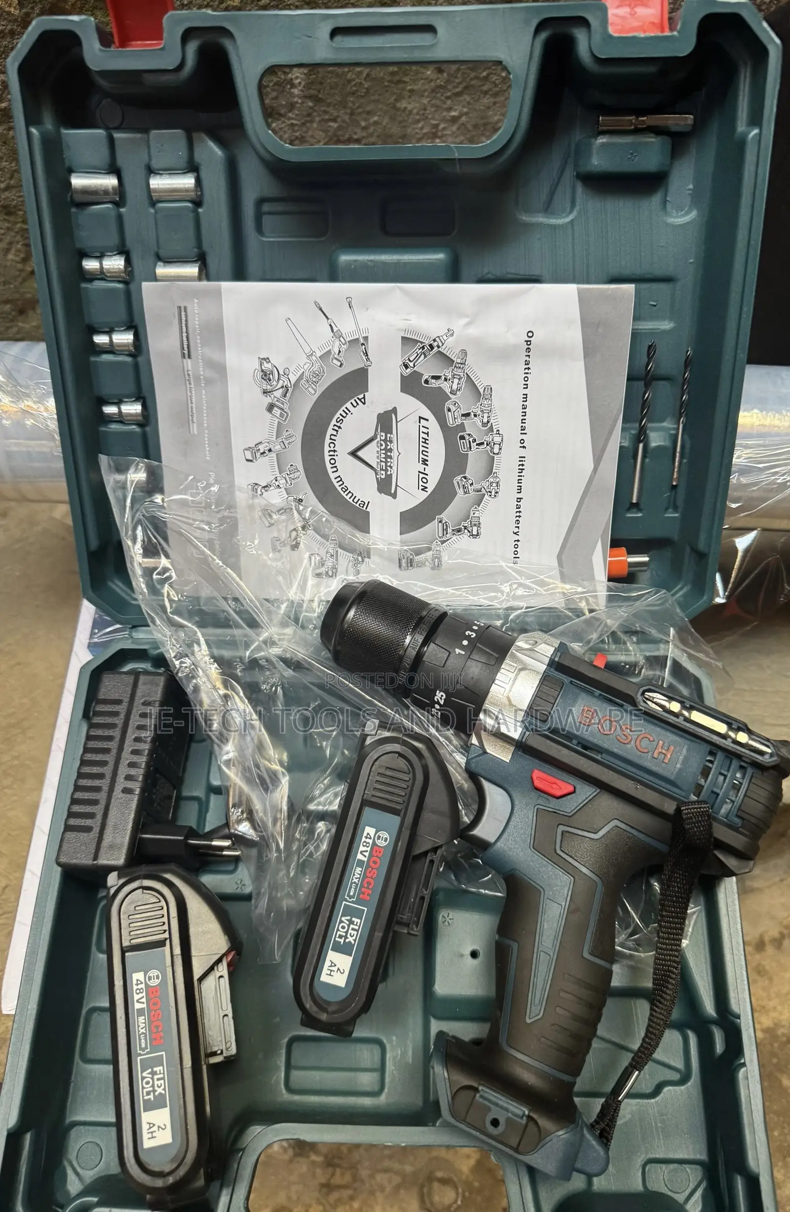 Bosch 48v Cordless Drill With Accessories