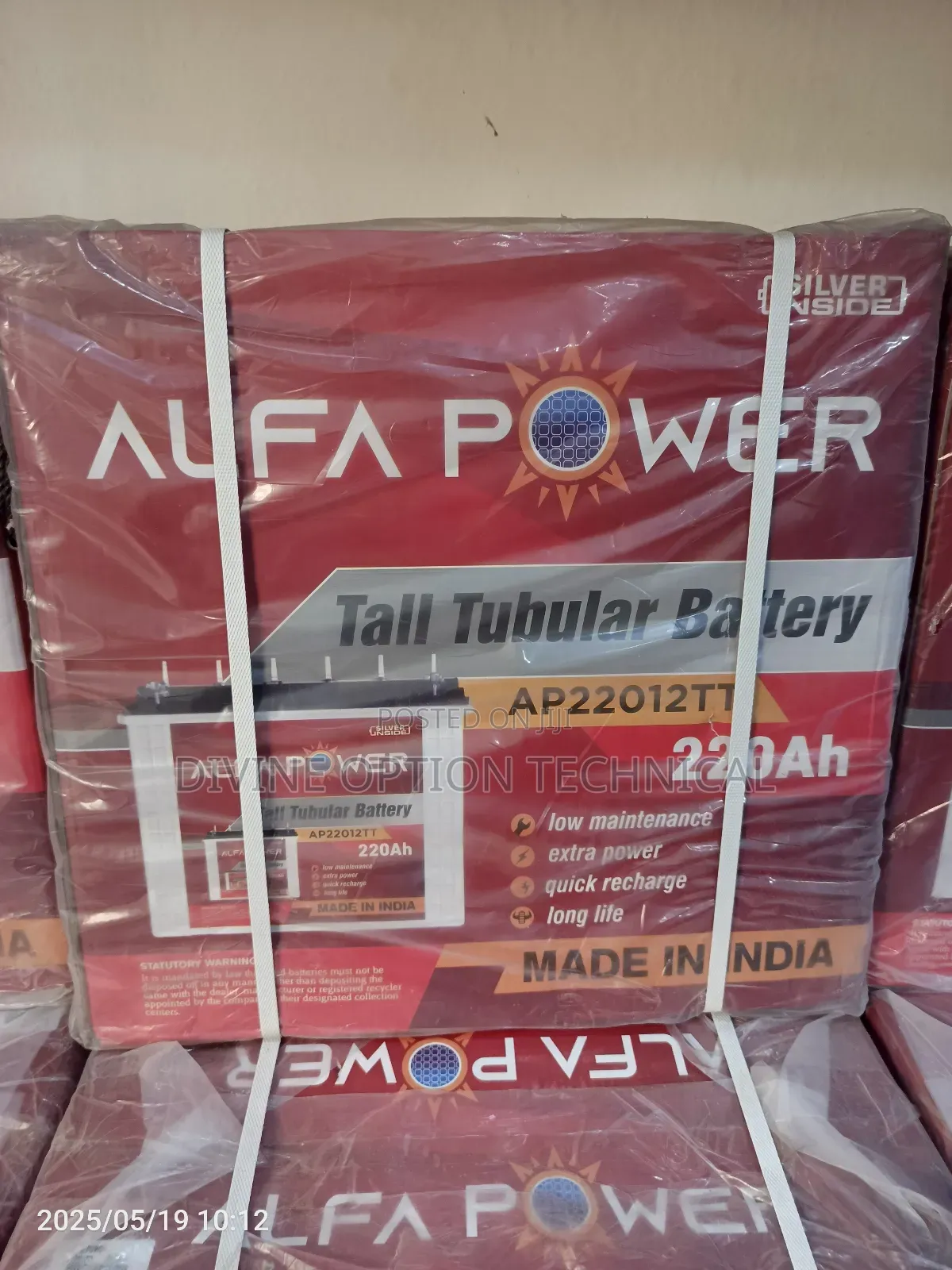 220ah Tubular Battery: