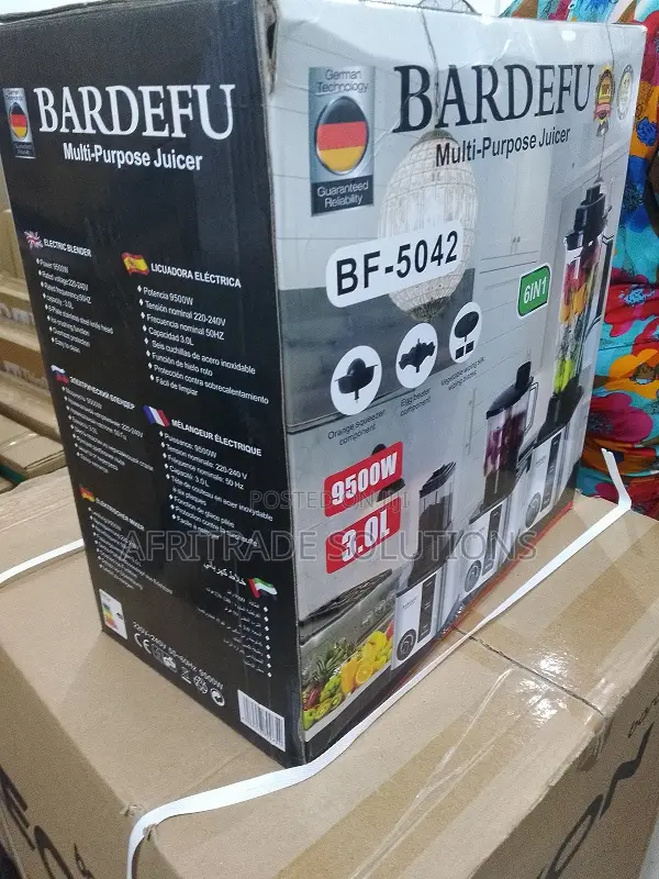 Bardefu Multi-Purpose 6-in-1 9500w 3ltrs Blender
