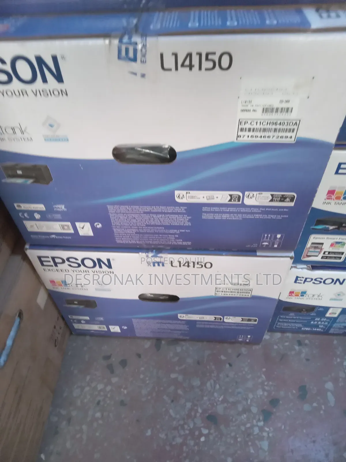 Epson Ecotank L14150 A3 Wi-fi Duplex Wide-format Printer