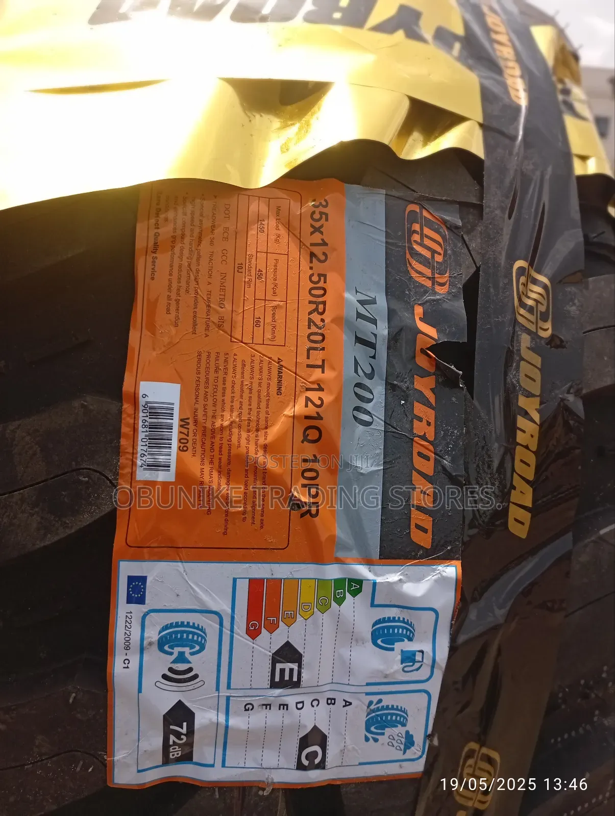 35x12.50r20lt Joyroad Tyre