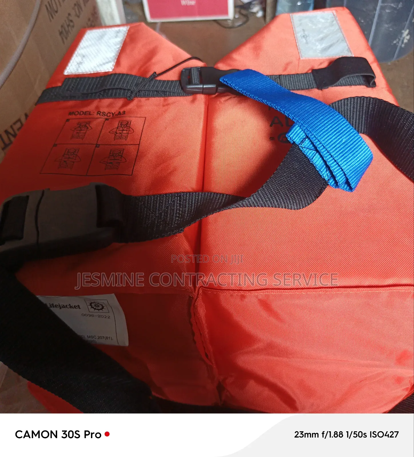 Adult Front Solas Life Jacket 150n